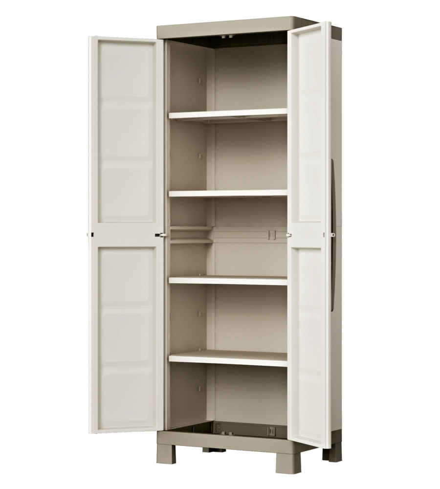 ARMADIO KETER "EXCELLENCE" 2 ANTE IN RESINA BEIGE, 65X45X182 CM